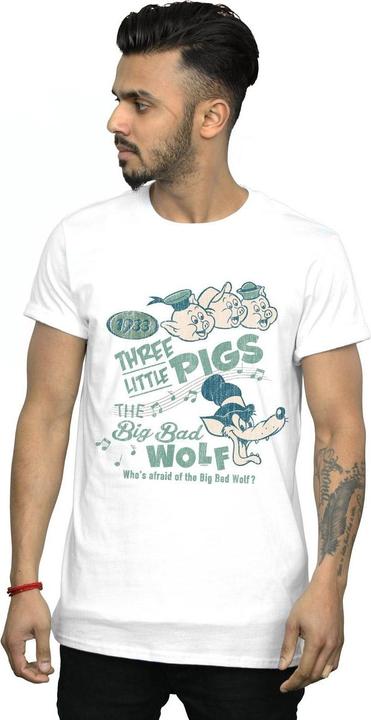 Produktbild Disney Three Little Pigs Who's Afraid Of The Big Bad Wolf TShirt (XXL)