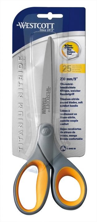 Actual product image Westcott SOFTGRIP - Titanium scissors (23 cm)
