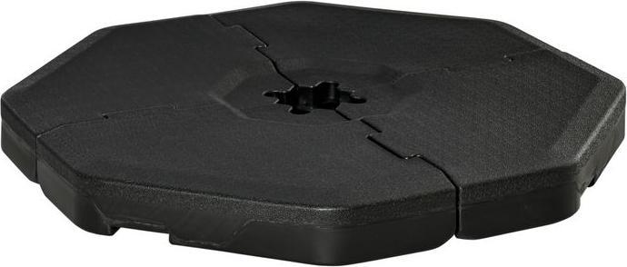 Produktbild Swisshandel24 Sonnenschirmgewicht 4-tlg. Schirmgewicht für Ampelschirm Bodenkreuz Sand/Wasser befüllbar bis 140 HD