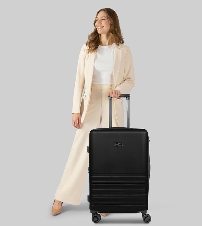 Immagine prodotto Camel Active Hanoi 4 Rollen Trolley M 65 cm mit Dehnfalte (65 l)