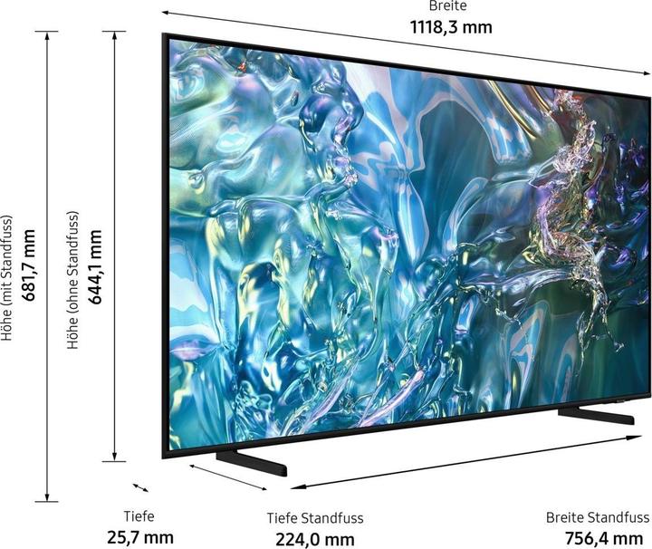 Actual product image Samsung QE50Q60DAUXXH (50", Q60D, QLED, 4K, 2024)