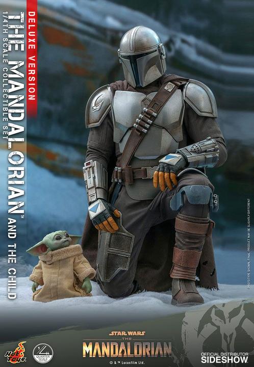 Produktbild Hot Toys Star Wars – The Mandalorian “The Mandalorian & The Child” Deluxe 1/4 Actionfiguren