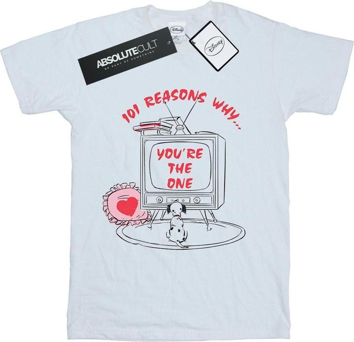 Actual product image Disney Womens/Ladies 101 Dalmatians TV Cotton Boyfriend T-Shirt (M)