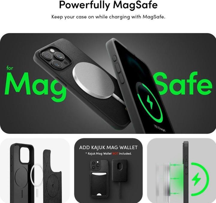 Actual product image Cyrill Kajuk MAG iPhone 15 Pro 6.1" Magsafe czarny/black ACS06769 (Apple iPhone 15 Pro)