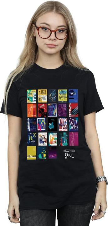 Immagine prodotto Disney Soul Jazz Poster Wall Maglietta Ampia Donna (M)