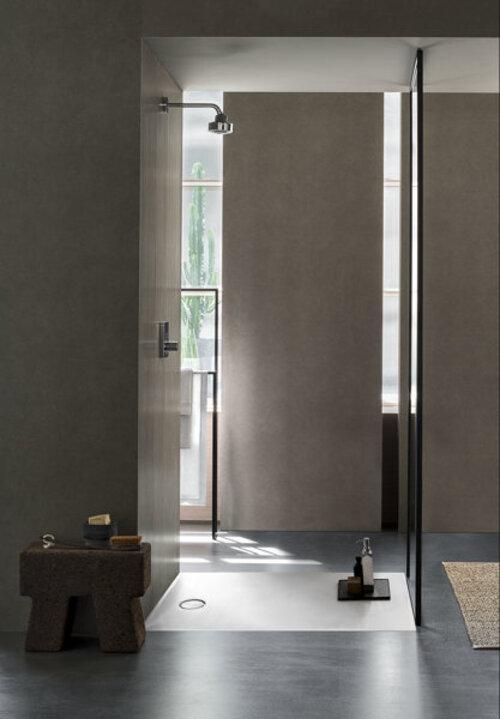 Actual product image Geberit shower tile Setaplano, 154.293.11.1, 75x170 cm, height 4.5 cm, white-alpine