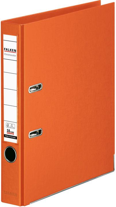 Actual product image Falken Folder Chromocolor A4 orange Spine: 50 mm (A4, 50 mm, 1 Piece)