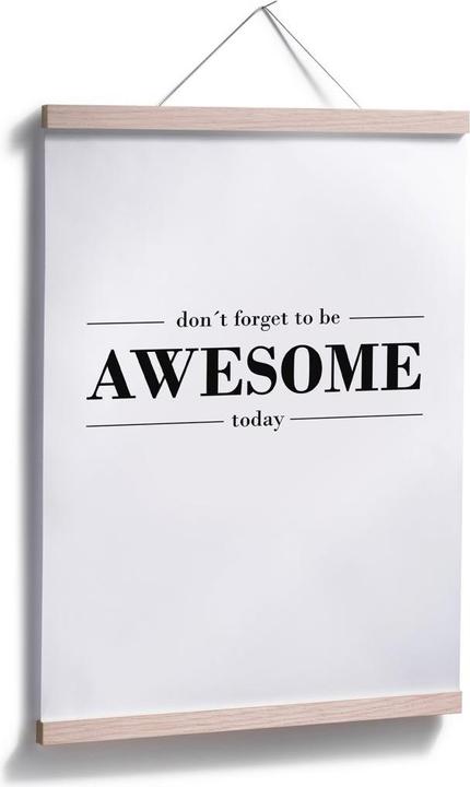 Produktbild Trenddeko Don't forget to be awesome today (24 x 30 cm)