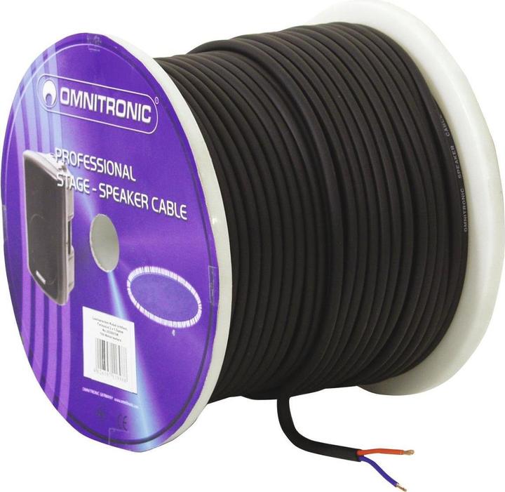 Produktbild Omnitronic Lautsprecherkabel (50 m, 3 mm²)