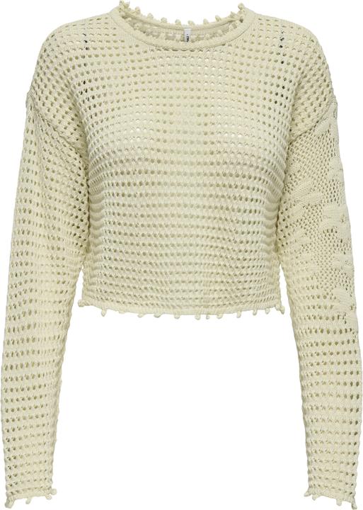 Only Verkürzt Rundhals Pullover Strickpullover