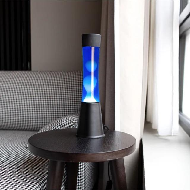 Produktbild Fisura Lavalampe LED - schwarz und Cyan - von (E27)