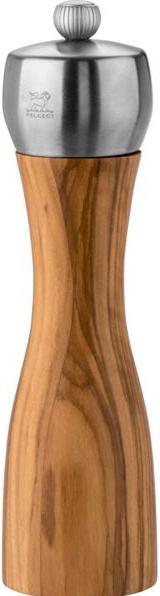 Actual product image Peugeot Fidji salt mill 20 cm olive wood and stainless steel (Salt)