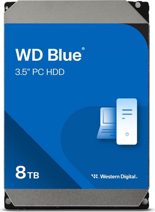 Actual product image WD Blue (8 TB, 3.5", CMR)