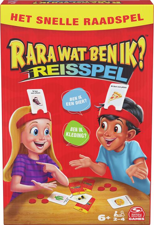 Actual product image Spin Master HEDBANZ RARA Wat Ben Ik? Reisspel (Dutch)