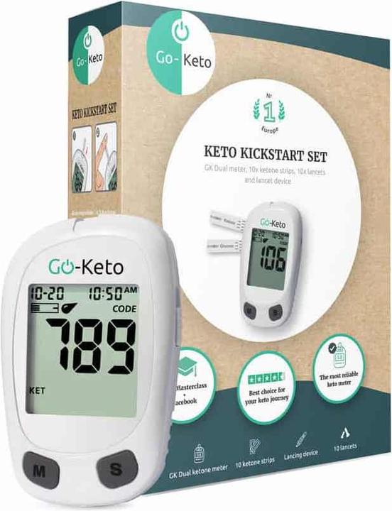 Produktbild Go-Keto Keto Kickstart Set (Blutzuckermessgerät)