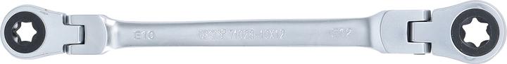 Productafbeelding BGS Chiave ad anello a cricchetto doppio | regolabile | con teste ad anello e profilo E | E10 x E12