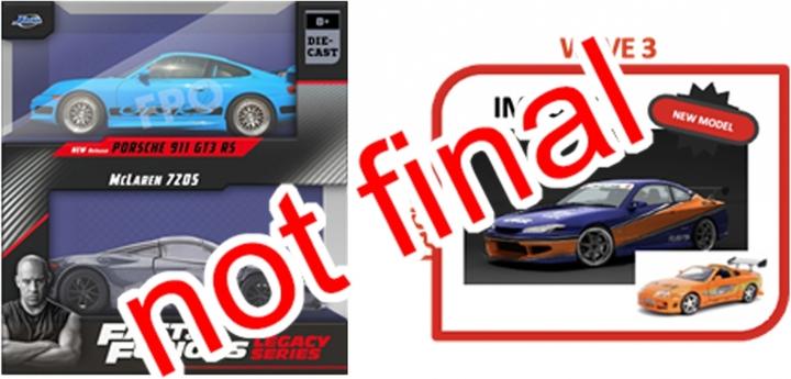 Image du produit Jada Fast & Furious Twin Pack 1:32 Wave 3/2