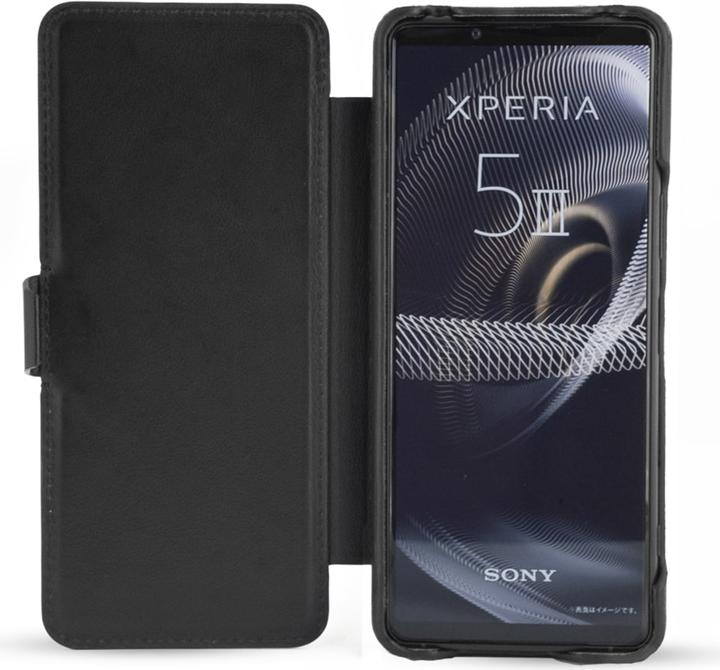 Productafbeelding Noreve Leren omslag horizontaal (Xperia 5 III)