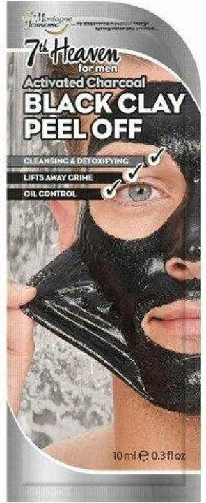 7th Heaven FOR MEN BLACK CLAY peel-off mask 10 ml (10 ml)