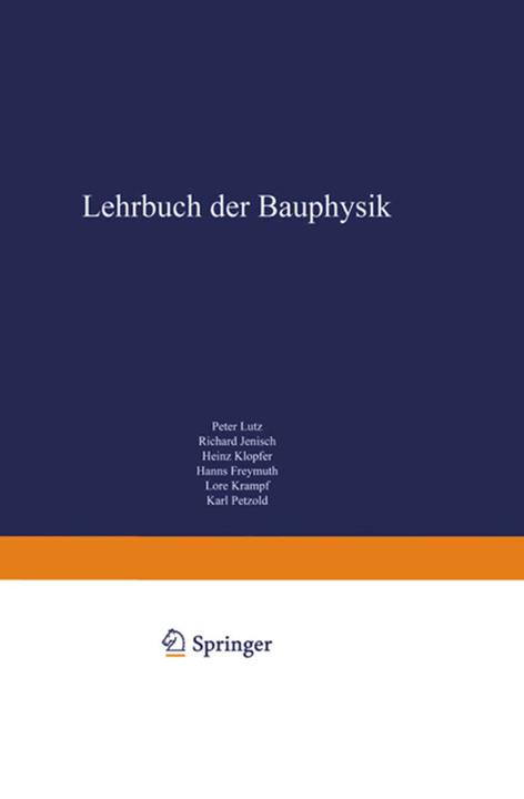 Image du produit Lehrbuch der Bauphysik (Allemand, Peter Lutz, 2013)