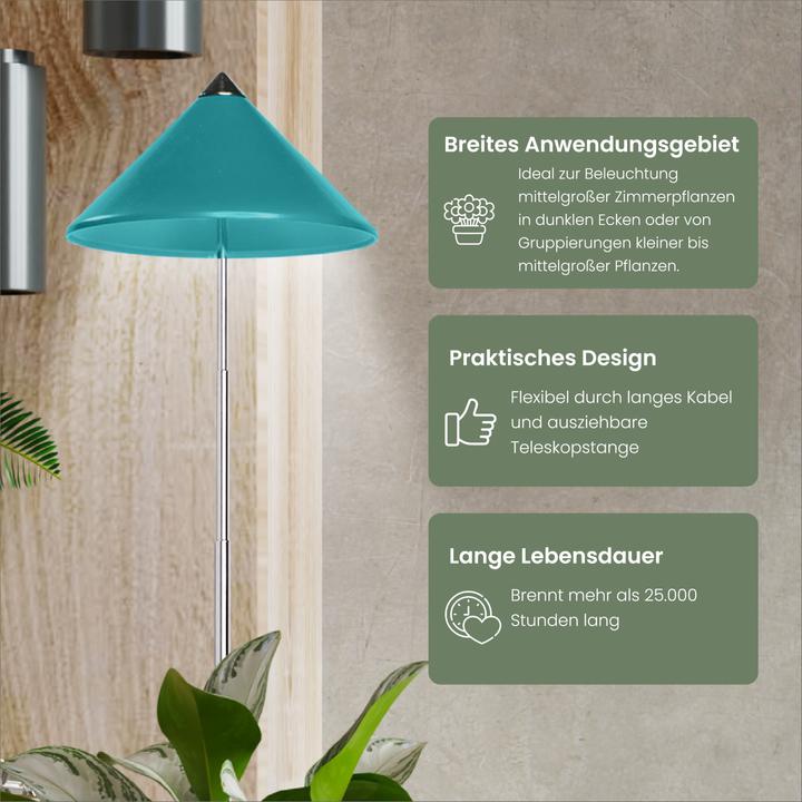 Productafbeelding Parus by Venso SUNLiTE Plant Lamp 7W Benzine (LED, 230 V)