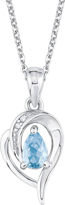 Produktbild Amor Halskette (Silber, Zirkonia, 45 cm)