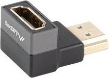 Image du produit Lanberg Adaptador 8k Hdmi(M) A Hdmi(H) Angulo Abajo Aluminio Plata (HDMI)
