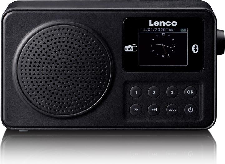 Immagine prodotto Lenco Radio portatile DAB+/FM con Bluetooth Nero (FM, DAB, Bluetooth)