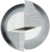 Actual product image Dormer End mill C122 Nominal Ø 7 mm Cutting edge length 33 mm HSS-E Blank 30 ° Number of flutes 2