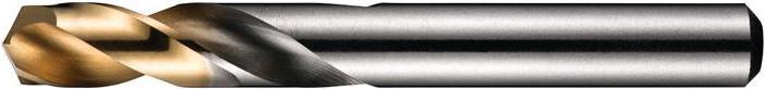 Produktbild Dormer Spiralbohrer DIN/ANSI Typ N A022 Nenn-Ø 7 mm HSS profilgeschliffen TiN Zylinderschaft 2,5xD Rechts (7 Millimeter)