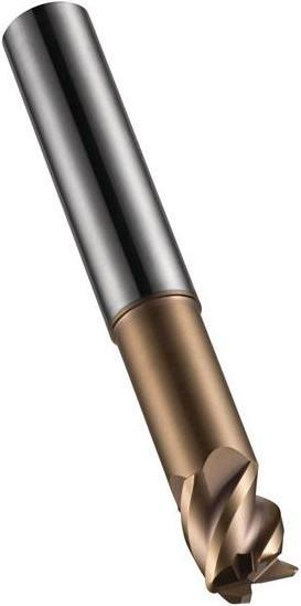 Actual product image Dormer End mill S521 Nominal Ø 16 mm Radius 3 mm Total length 90 HM TiSiN 45 ° Number of cutting edges 4