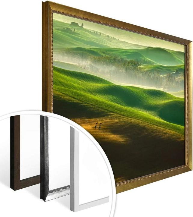 Actual product image Trenddeko Browko - Green meadows (80 x 60 cm)