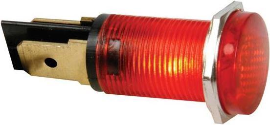 Velleman KONTROLL-LAMPE - RUND - ROT- 220 V - 14 mm