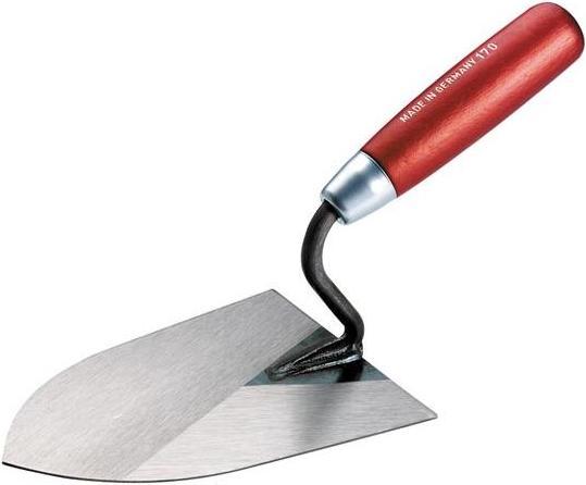 Actual product image Velleman JUNG - TILE SETTER'S TROWEL - BELGIAN - SWAN NECK - 285 g - HOBBY (12 cm)