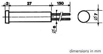 Immagine prodotto Velleman LAMPADA DI CONTROLLO - TONDA - GIALLA/ARANCIONE - 220 V - 7 mm