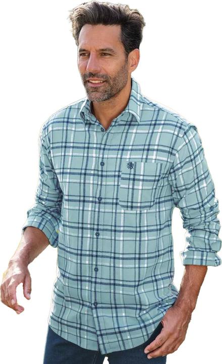 Actual product image Atlas For Men Mens Checked Flannel Shirt (Pack of 2) (XXL)