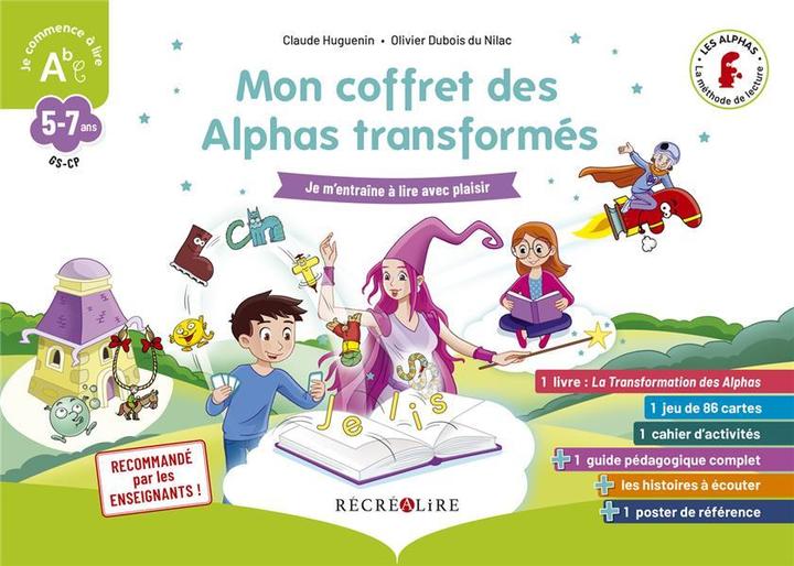 Image du produit Mon coffret des Alphas transformés : GS-CP, 5-7 ans (Français, Huguenin Claude, Dubois du Nilac Olivier, 2020)
