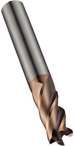 Actual product image Dormer End mill S766 Nominal Ø 12 mm Total length 83 mm Cutting edges HM TiSiN Number of cutting edges 4