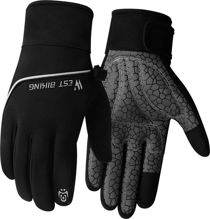 Produktbild Avizar West Biking Unisex Sporthandschuhe & Touchscreen-Handschuhe, Grösse S - Schwarz (S)