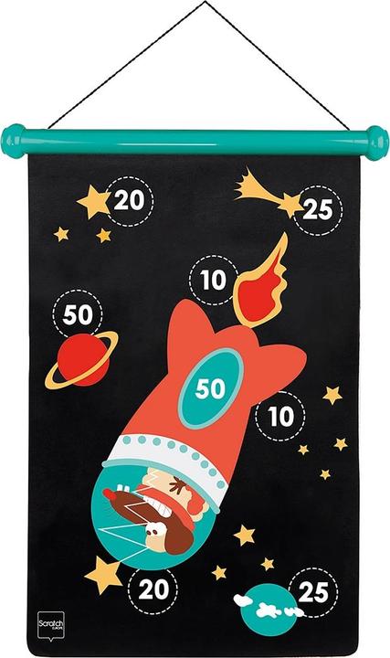Scratch Astronauta gioco freccette Astronauta (Tedesco, Francese, Italiano)