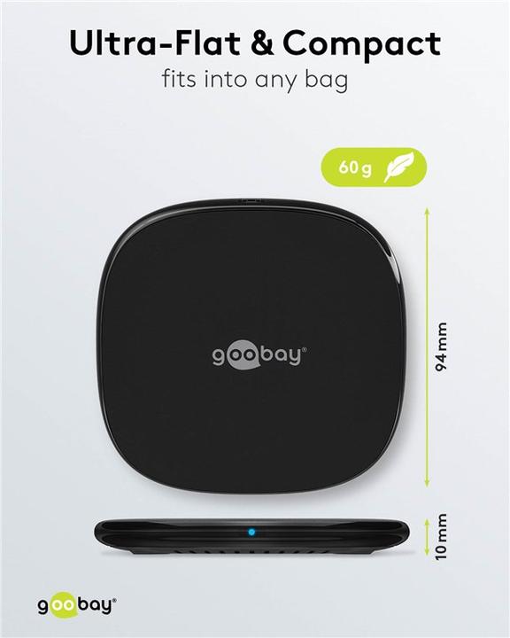 Immagine prodotto Goobay Caricatore rapido wireless (15 W)