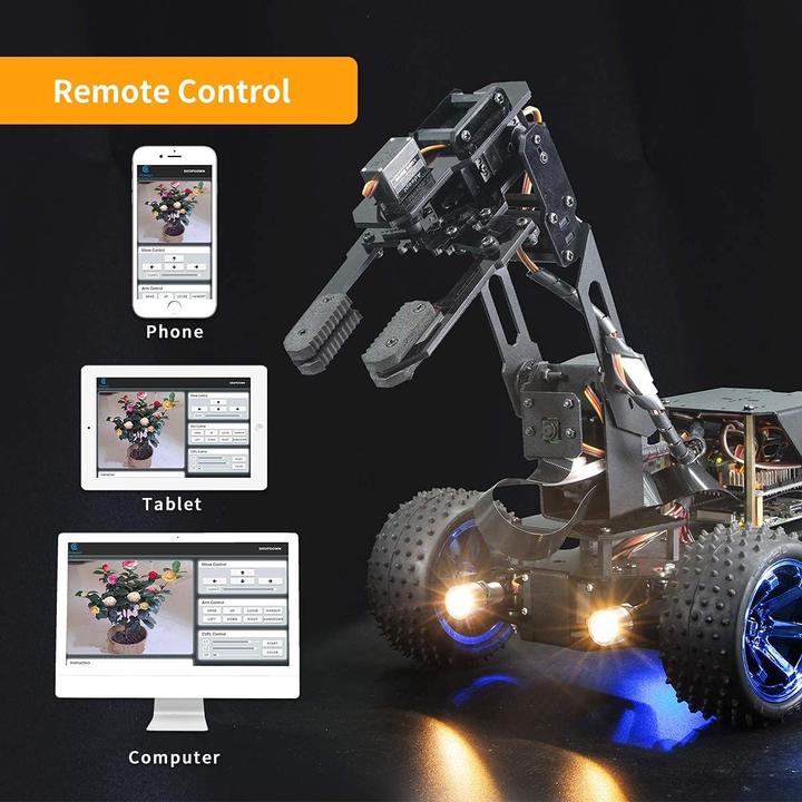 Image du produit Adeept PiCar-Pro Raspberry Pi Smart Robot Auto Kit