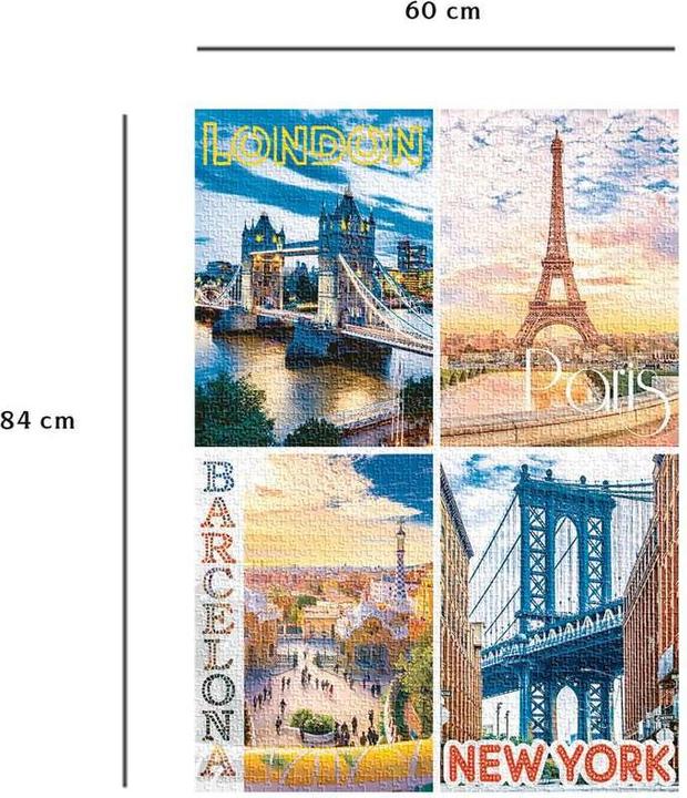 Image du produit Nathan Les villes les plus belles du monde (1500 pièces)