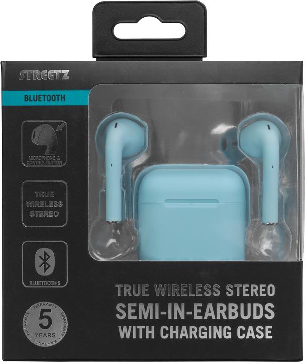 Actual product image Streetz TWS - Semi-in-ear Earbuds (No noise cancelling, 18 h, Wireless)