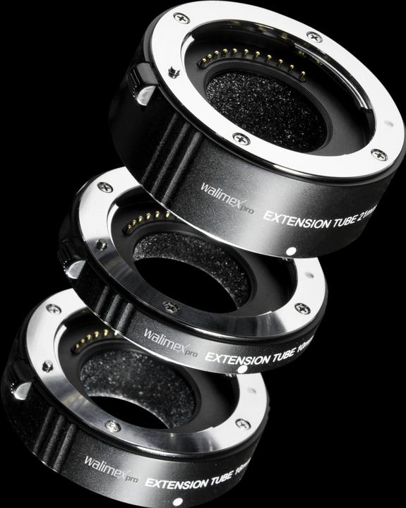 Produktbild Walimex Zwischenringsatz für Fuji X (Makro-Zwischenring, Fujifilm X)