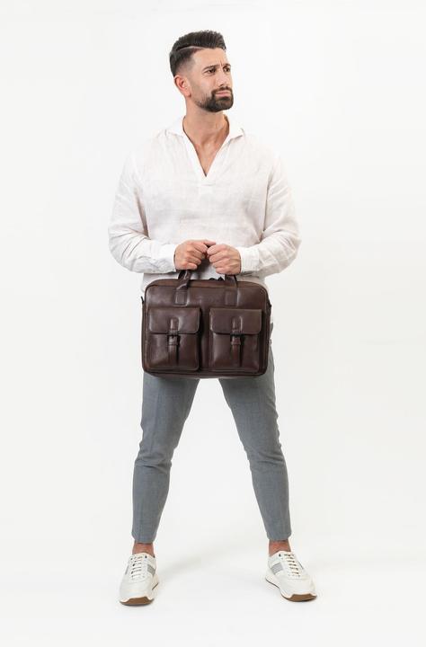 Image du produit Farmhood Memphis Porte-documents en cuir 39 cm Compartiment pour ordinateur portable (15.40")