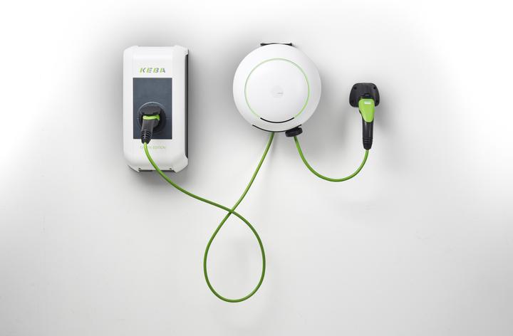 Actual product image Keba Charging cable management system