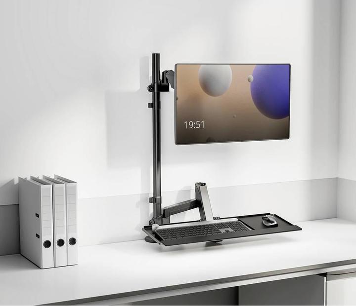 Produktbild myWall My Wall HL63L 1 Stück Monitor-Tischhalterung 43,2 cm (17") - 81,3 cm (32") Schwa (Tisch, 32.01")