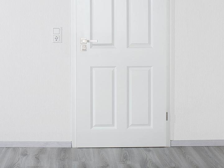 Immagine prodotto AGT Porta in acciaio inox per bagno e WC, 2 maniglie e rosette, angolare (Set di porte)