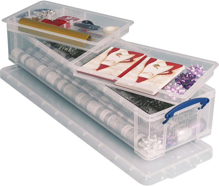Actual product image Really Useful Box Box rangement 22l av.compar.4l (25.5 x 15.5 x 80 cm, 22 l)